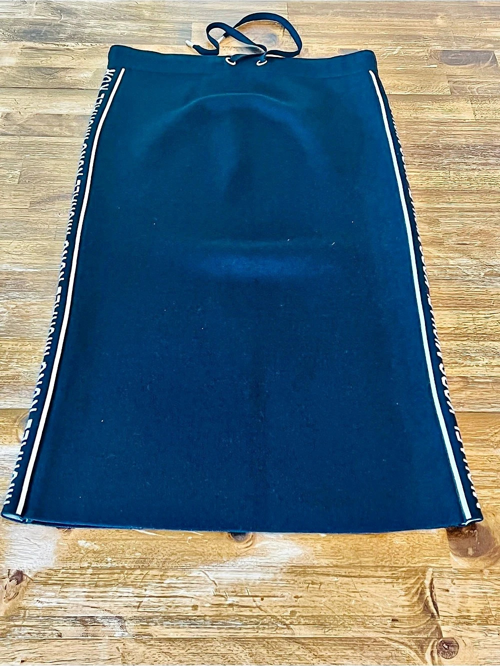 Michael Kors Velour Skirt Velour Midi Skirt Black Size XS Like New Bodycon
